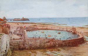 Clifton Bathing Pool, Cliftonville by Alfred Robert Quinton