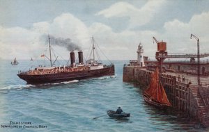 Folkestone, Departure of Channel Boat by Alfred Robert Quinton