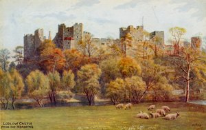 Ludlow Castle from the Meadows