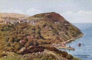 Lynton and Lynmouth from the Tors