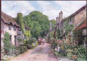Rossington, Near Porlock, Somerset, from The Cottages and the Village Life of Rural England Published by Dent & Sons Limited