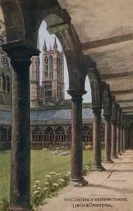 The Cloisters and Western Towers, Lincoln Cathedral