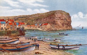 The Nab, Staithes by Alfred Robert Quinton