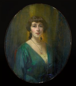 Portrait of an Unknown Woman by Alfred Rudolfowitsch Eberling