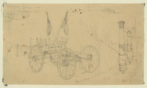 Old guns in arsenal by Alfred Rudolph Waud