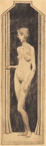 Standing Nude Woman in Narrow Field