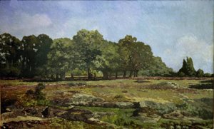 Chestnut Avenue at La Celle-Saint Cloud by Alfred Sisley