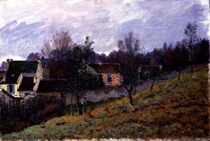 Autumn at Louveciennes by Alfred Sisley