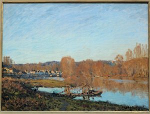 Autumn on the banks of the Oise in 1873 by Alfred Sisley