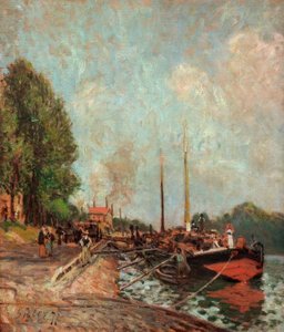 Barge in Billancourt