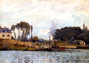 Boats on the Canal, 1873