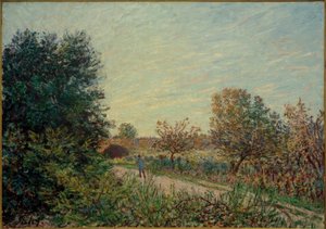 The Road by Alfred Sisley