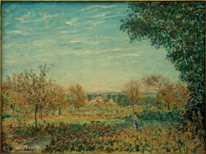 September Morning by Alfred Sisley