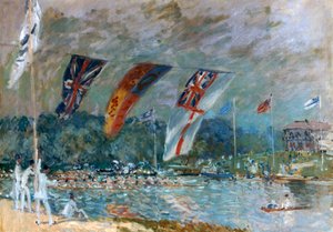 Regatta at Molesey, 1874 by Alfred Sisley