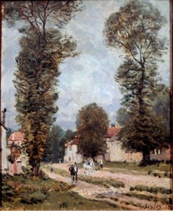 Road to Versailles by Alfred Sisley