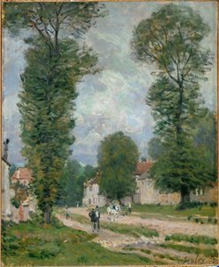 Road to Versailles by Alfred Sisley