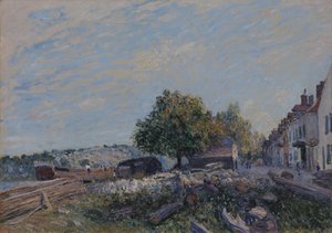Saint Mammès-Morning by Alfred Sisley