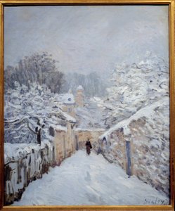 Snow at Louveciennes by Alfred Sisley