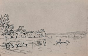 The Banks of Loing by Alfred Sisley