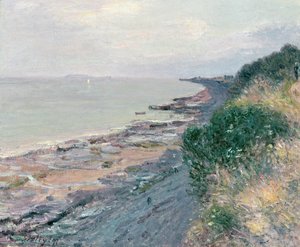 The Cliff at Penarth, Evening, Low Tide by Alfred Sisley