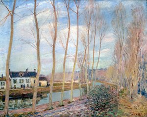 The Loing Canal by Alfred Sisley