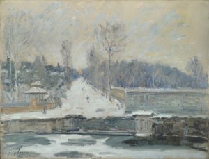 The Watering Place at Marly-le-Roi, c. 1875