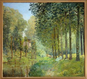The rest at the edge of the creek