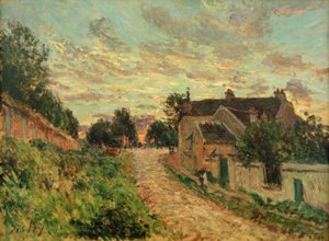 A Path in Louvecienne by Alfred Sisley