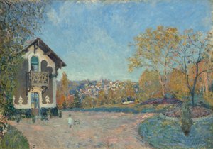 View of Marly-le-Roi from Coeur-Volant, 1876 by Alfred Sisley