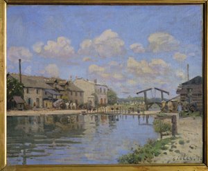 View of the Canal St. Martin, Paris