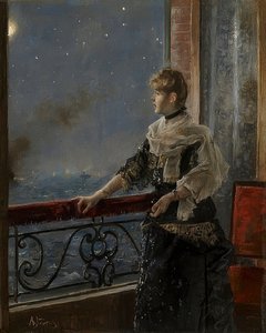 Moonlight (Au clair de la lune). Around 1885