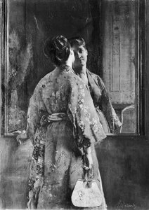 The Japanese Robe, ca. 1872 by Alfred Emile Stevens