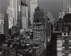 From My Window at An American Place, North by Alfred Stieglitz