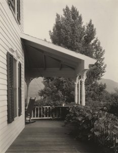 House, Leaves and Tree by Alfred Stieglitz