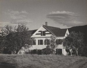 House and Trees, Lake George by Alfred Stieglitz