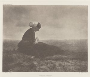 Mending Nets, Katwijk 1894 by Alfred Stieglitz