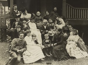 Stieglitz Family at Oaklawn, Lake George by Alfred Stieglitz