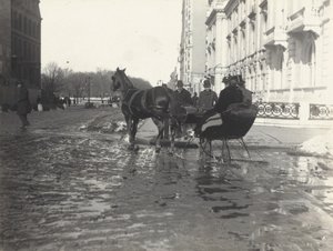 Sunday, Fifth Avenue and Fifty-Seventh Street, New York by Alfred Stieglitz