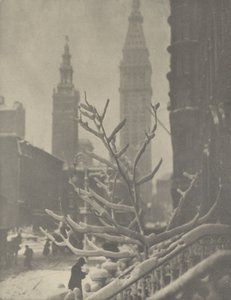 Two Towers—New York by Alfred Stieglitz
