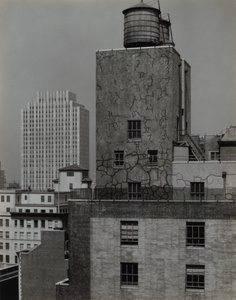 Water Tower and Radio City, New York by Alfred Stieglitz