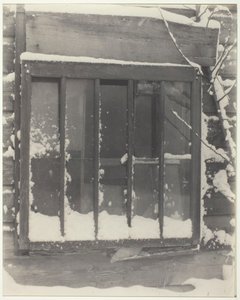 Window: Wood, Glass, Snow