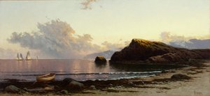 Sunset on the Coast 1885 by Alfred Thompson Bricher