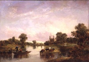 View of Eton College from the Thames