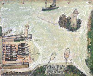 St. Ives Harbour and Godrevy Lighthouse