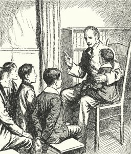 General Charles George Gordon telling ragged boys in Gravesend stories from English history