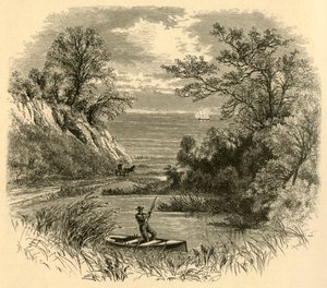 Glimpse of Lake Michigan, 1874
