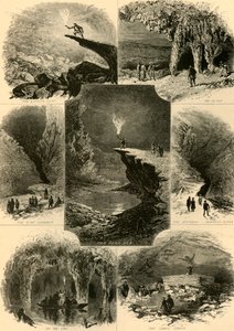 Scenes in Mammoth Cave by Alfred Rudolph Waud