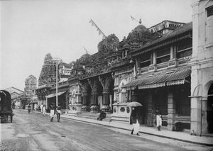 A Hindu Temple, Pettah, Colombo, c1890, 1910 by Alfred William Amandus Plate