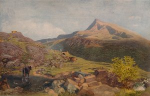 Among the Welsh Hills by Alfred William Hunt