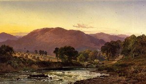 Near Llangollen Pass, North Wales by Alfred de Breanski